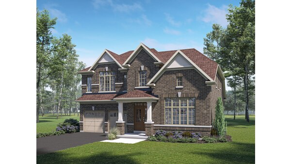 The Duke new home model plan at the Simcoe Landing by Regal Crest Homes in Keswick