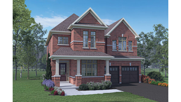The Belhaven new home model plan at the Simcoe Landing by Regal Crest Homes in Keswick