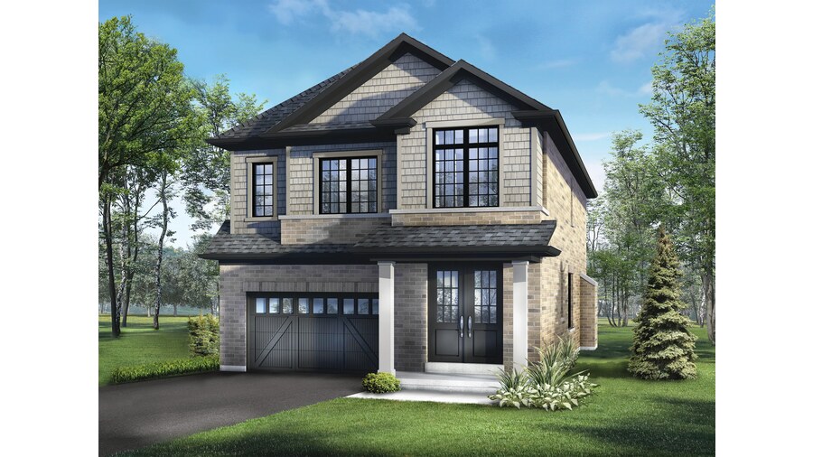 Delaney floor plan at South Barrie by Regal Crest Homes in Barrie, Ontario