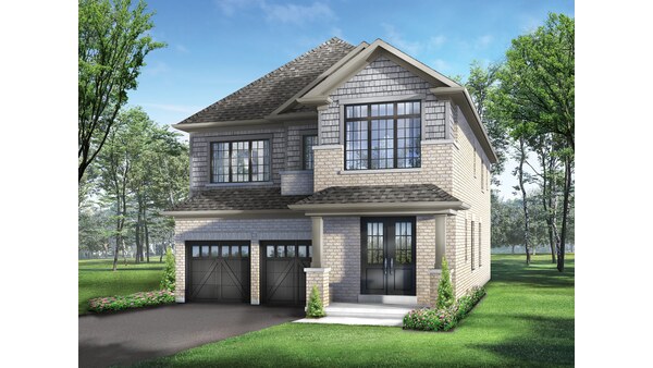 The Thompson new home model plan at the South Barrie by Regal Crest Homes in Barrie