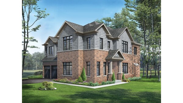 The Stafford new home model plan at the South Barrie by Regal Crest Homes in Barrie