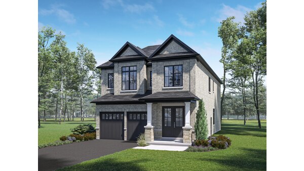 The Evans new home model plan at the Upper Caledon East by Regal Crest Homes in Caledon