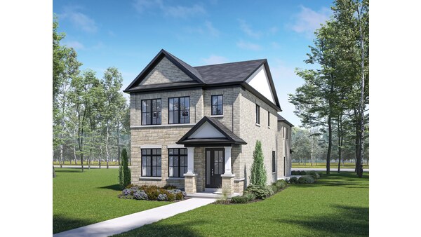 The Burrel new home model plan at the Upper Caledon East by Regal Crest Homes in Caledon