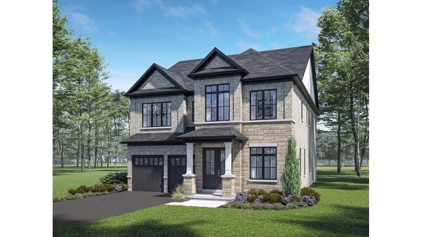 The Myer new home model plan at the Upper Caledon East by Regal Crest Homes in Caledon