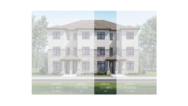 The Azalea new home model plan at the Victoria Grand by Regal Crest Homes in Markham
