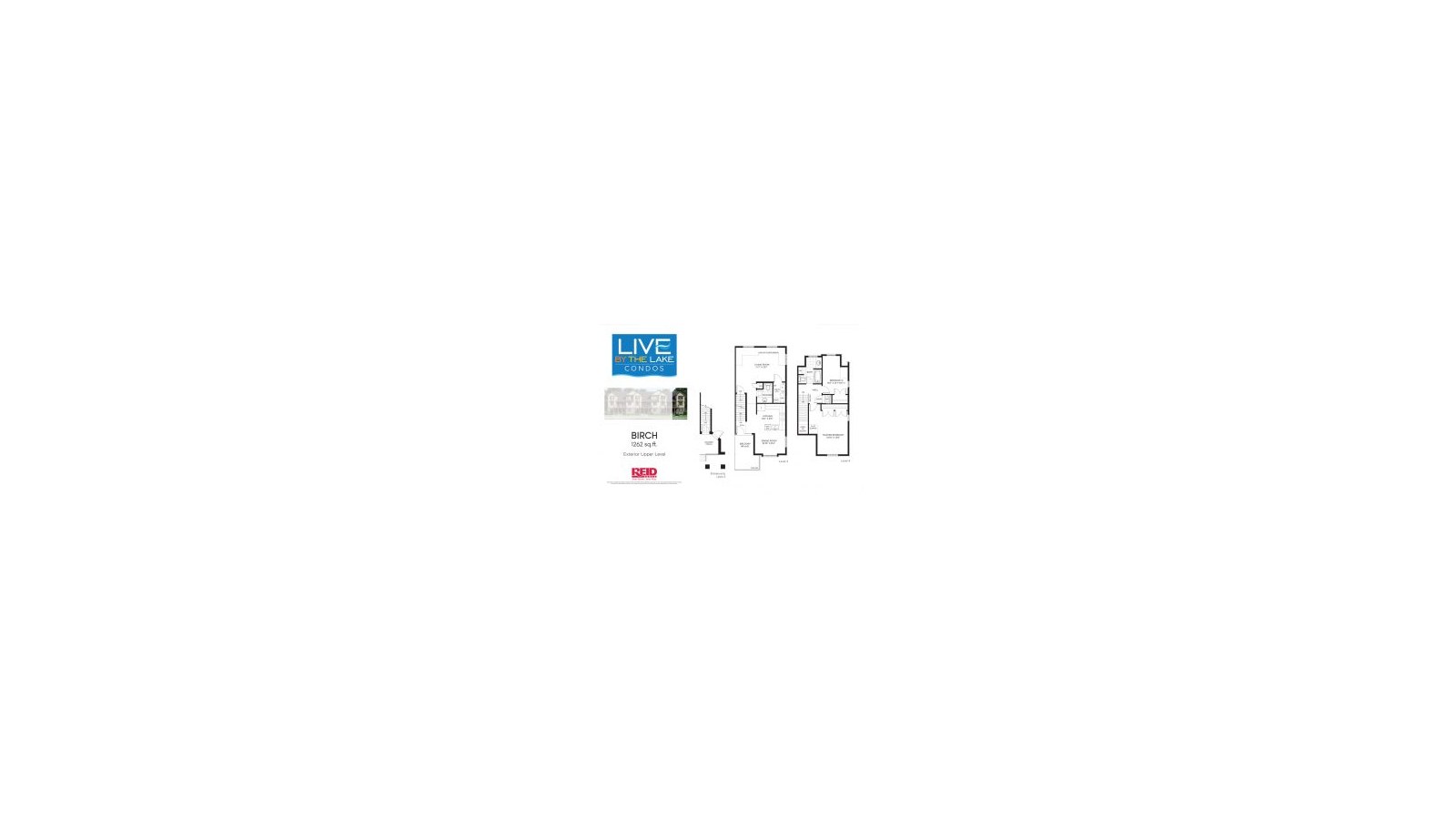 Birch floor plan at Live By The Lake by Reid Homes in Guelph, Ontario