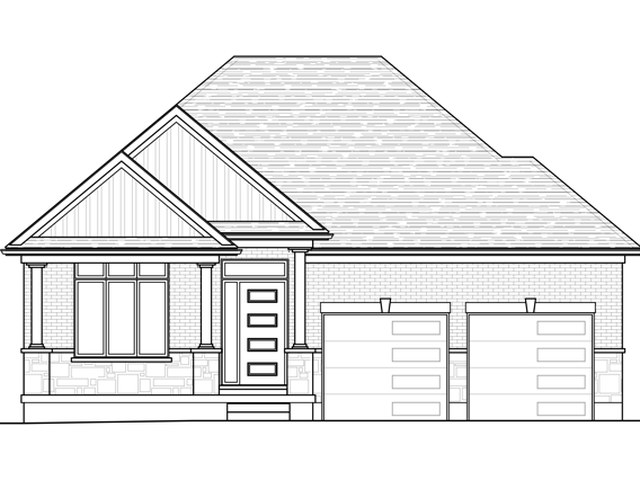 The Hampton new home model plan at the Meadowlily by Rembrandt Homes in London