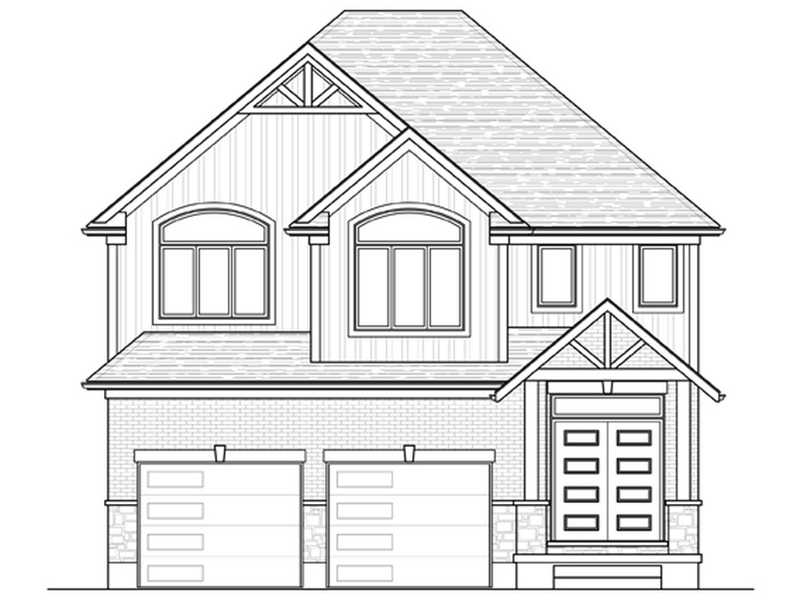 Escape floor plan at Meadowlily by Rembrandt Homes in London, Ontario