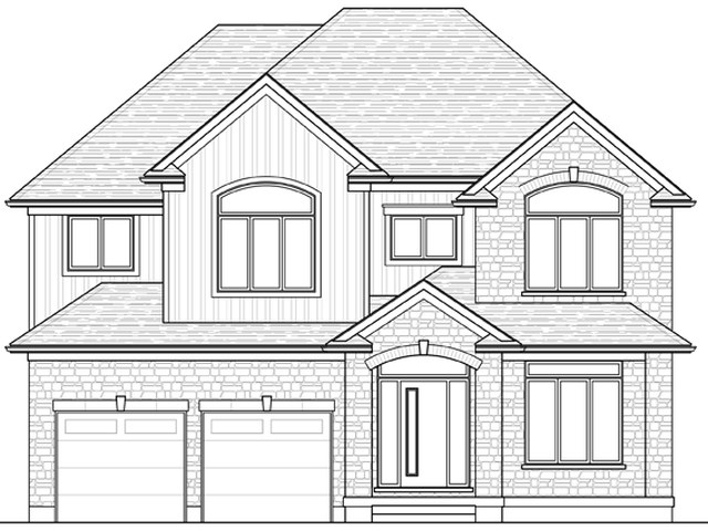 The Chalet new home model plan at the Meadowlily by Rembrandt Homes in London