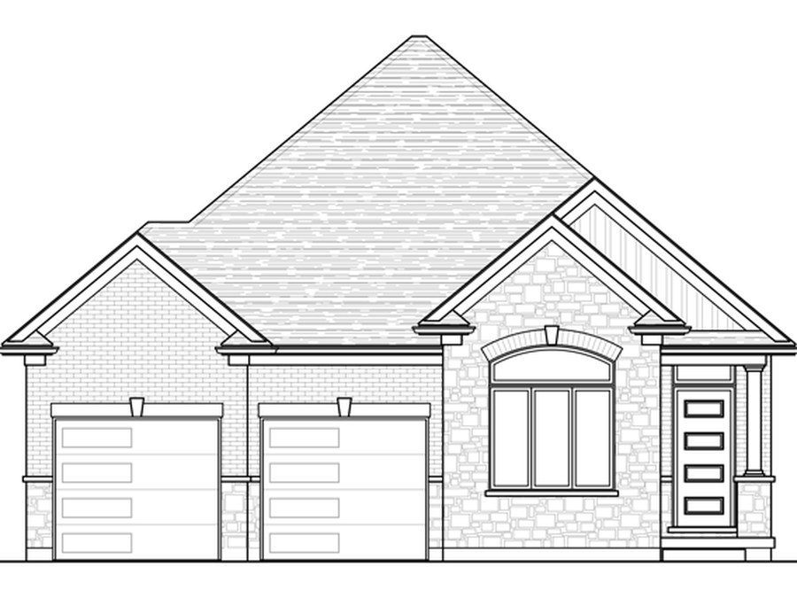Allure floor plan at Meadowlily by Rembrandt Homes in London, Ontario