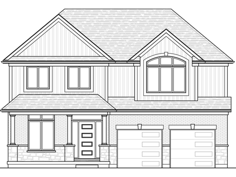 Cypress floor plan at Meadowlily by Rembrandt Homes in London, Ontario