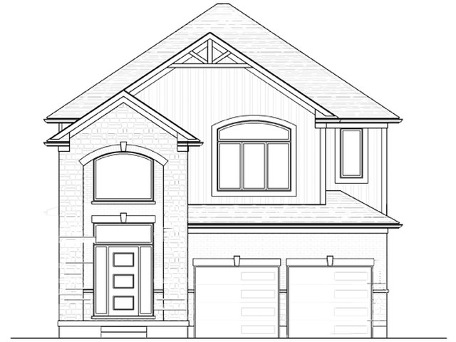 The Breeze Ii new home model plan at the Rembrandt Walk by Rembrandt Homes in London