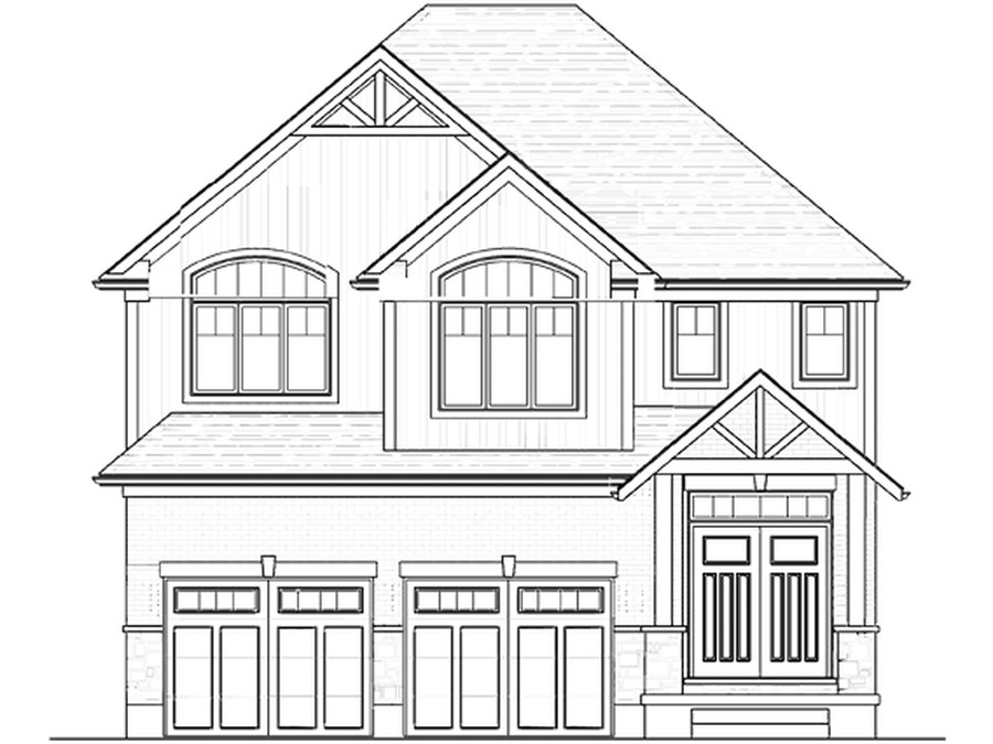Escape floor plan at Rembrandt Walk by Rembrandt Homes in London, Ontario