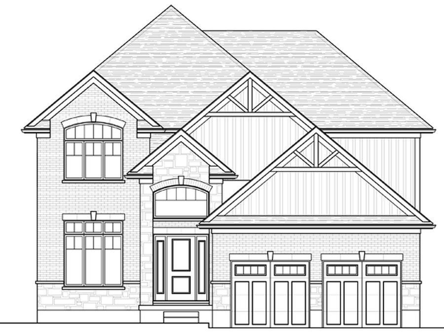 Palm floor plan at Rembrandt Walk by Rembrandt Homes in London, Ontario