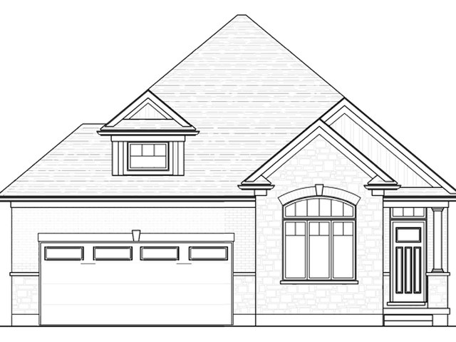 The Allure new home model plan at the Rembrandt Walk by Rembrandt Homes in London