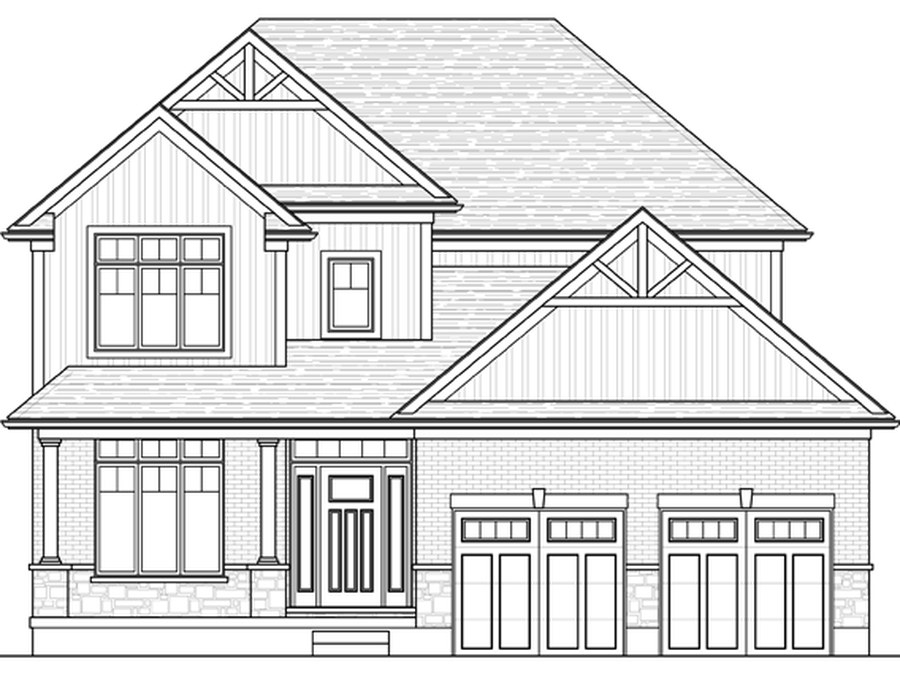 Edge floor plan at Rembrandt Walk by Rembrandt Homes in London, Ontario