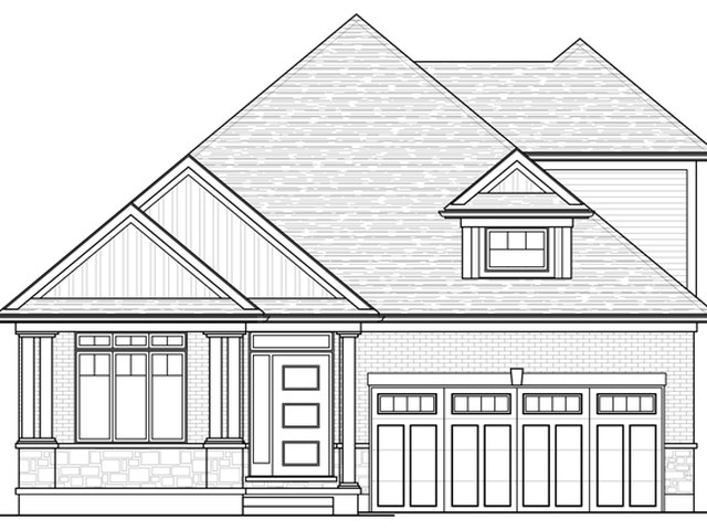 The Gallery new home model plan at the Rembrandt Walk by Rembrandt Homes in London