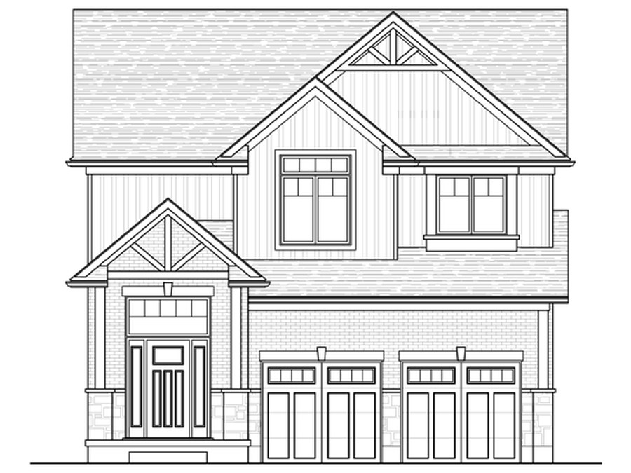 Orchid Ii floor plan at Rembrandt Walk by Rembrandt Homes in London, Ontario