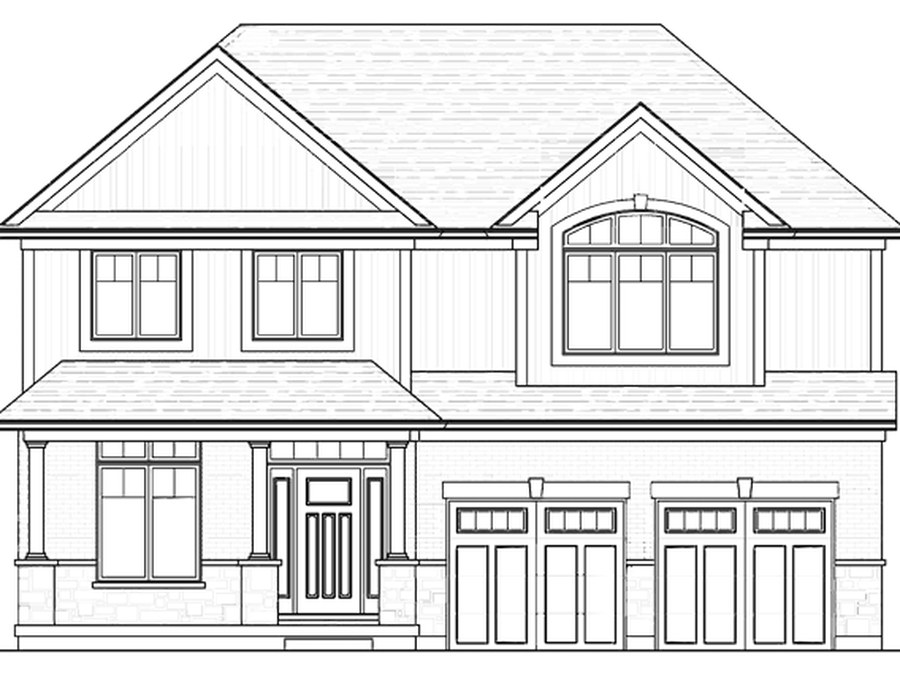 Cypress floor plan at Rembrandt Walk by Rembrandt Homes in London, Ontario