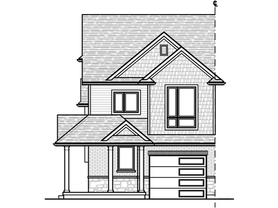 Ryndam Side Entry Elevated Walk-Out floor plan at The Nest 2 by Rembrandt Homes in London, Ontario