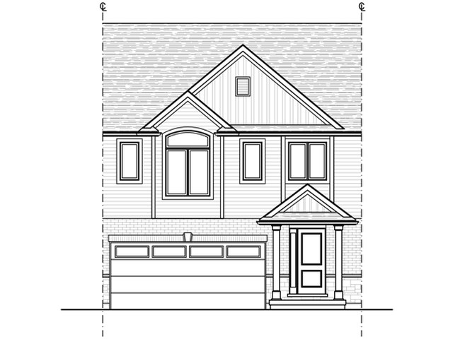The Westerdam Ii new home model plan at the Upper West by Rembrandt Homes in London