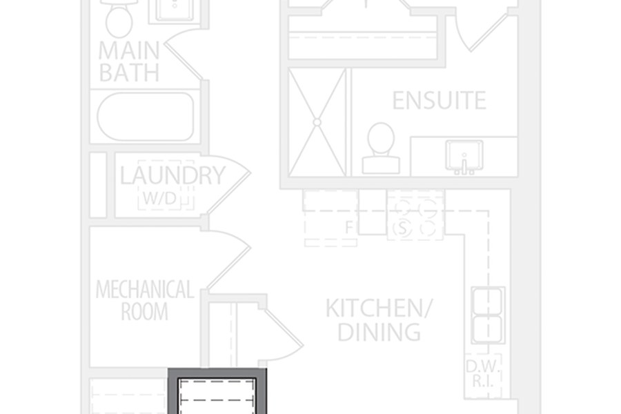 The Hunter floor plan at Argyle Village by Reid's Heritage Homes in Guelph, Ontario