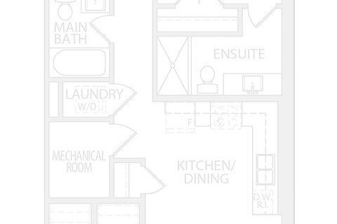 The The Kennedy new home model plan at the Argyle Village by Reid's Heritage Homes in Guelph