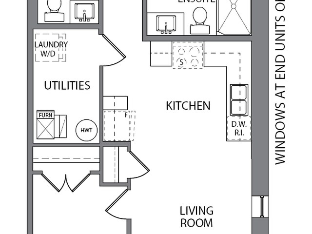 The The Claire new home model plan at the The Block on Clair by Reid's Heritage Homes in Guelph