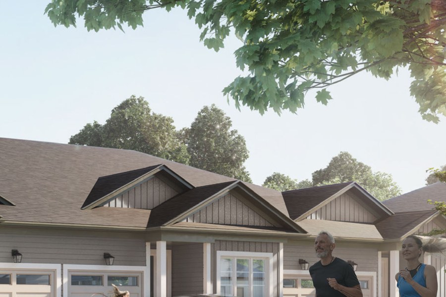 The Retreat Interior floor plan at Poet and Perth by Reid's Heritage Homes in Stratford, Ontario