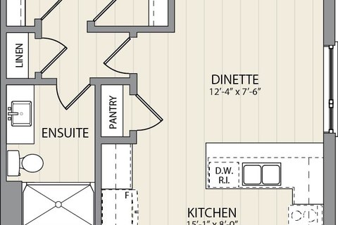 The The Aurora Exterior new home model plan at the Poet and Perth by Reid's Heritage Homes in Stratford