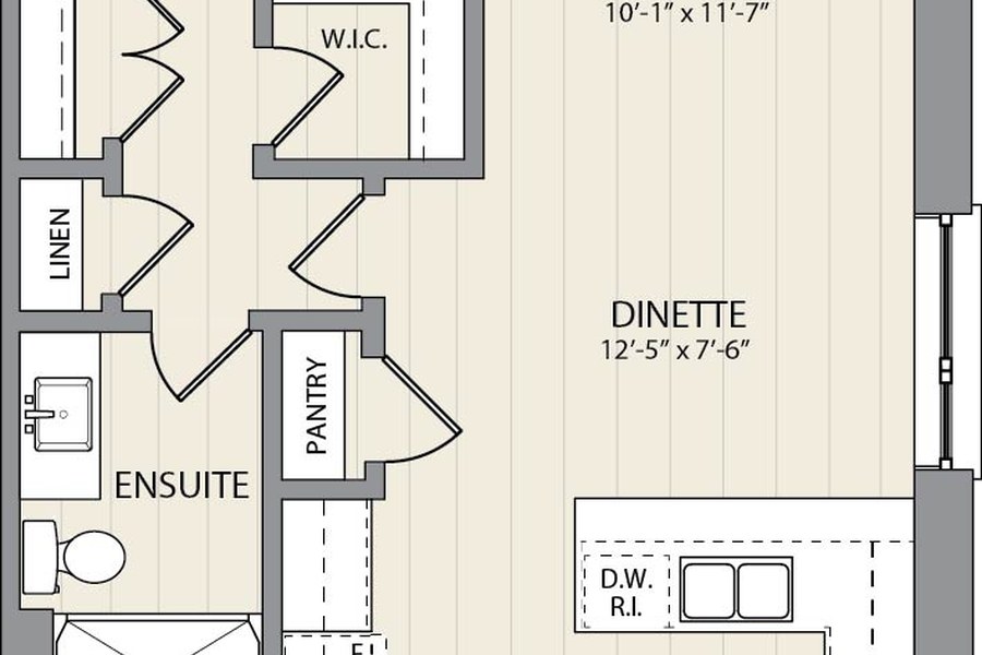 The Glenn Exterior floor plan at Poet and Perth by Reid's Heritage Homes in Stratford, Ontario