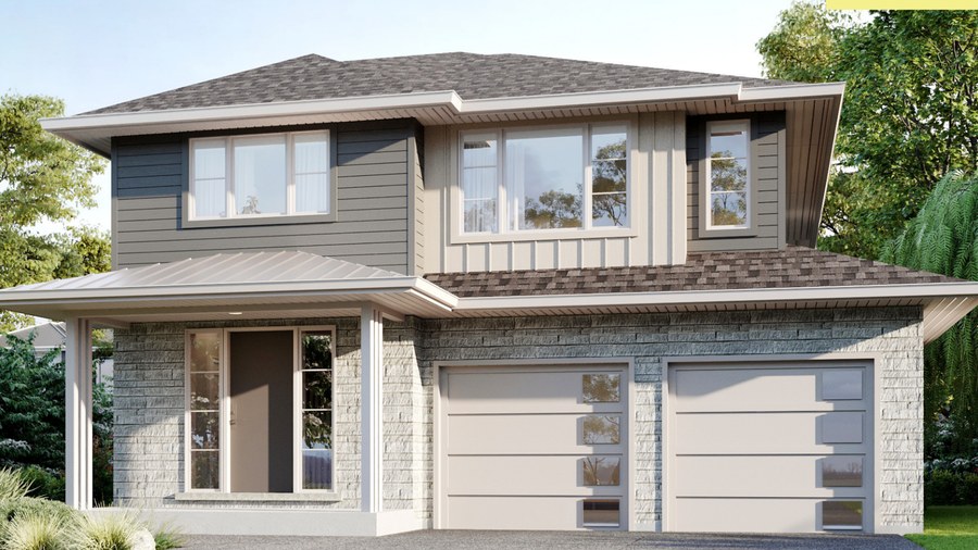 The Frontenac new home model plan at the Forest Park by Rinaldi Homes in Pelham