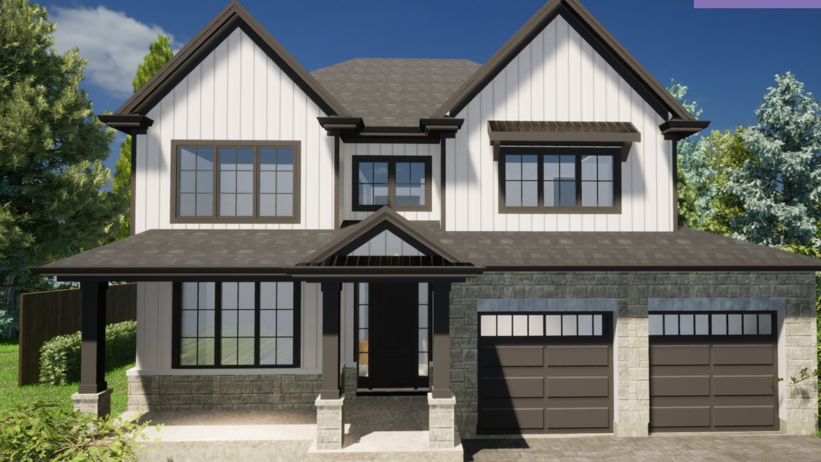 Maple floor plan at Forest Park by Rinaldi Homes in Pelham, Ontario
