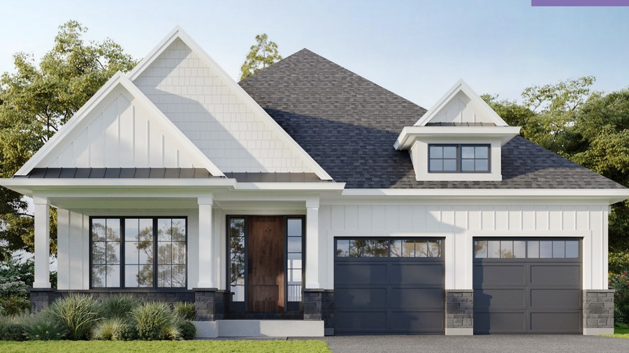The Remington new home model plan at the Forest Park by Rinaldi Homes in Pelham