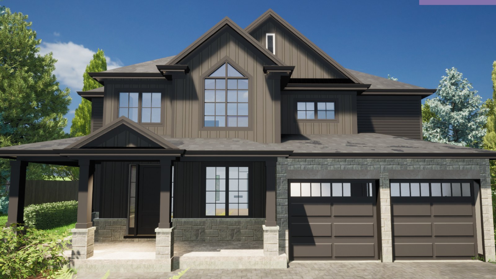 Sussex floor plan at Forest Park by Rinaldi Homes in Pelham, Ontario