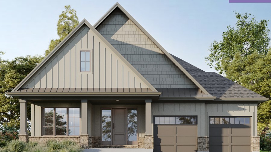 The Winterbury new home model plan at the Forest Park by Rinaldi Homes in Pelham