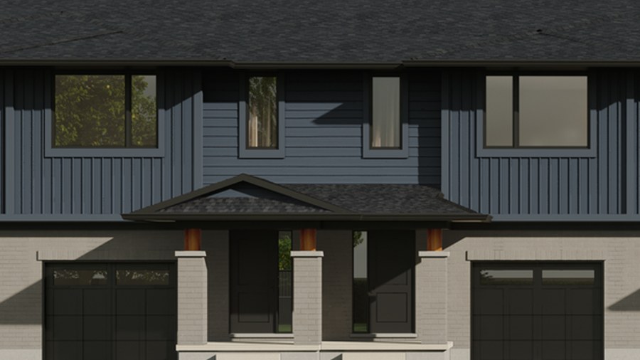 The Unit Type B new home model plan at the Rolling Meadows by Rinaldi Homes in Thorold