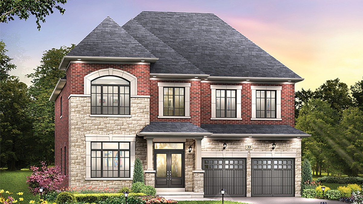 Amherst floor plan at Estates of West River Valley by Royal Pine Homes in Brampton, Ontario