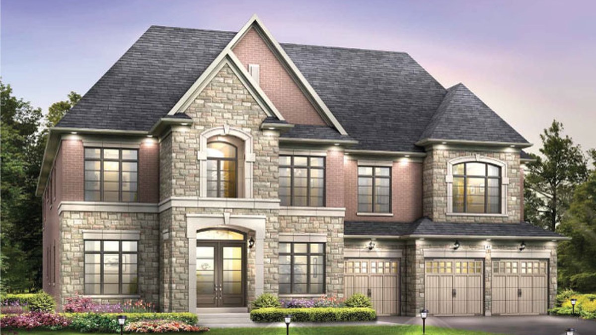 Balmoral floor plan at Estates of West River Valley by Royal Pine Homes in Brampton, Ontario