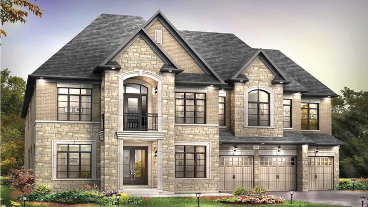 Buckingham floor plan at Estates of West River Valley by Royal Pine Homes in Brampton, Ontario