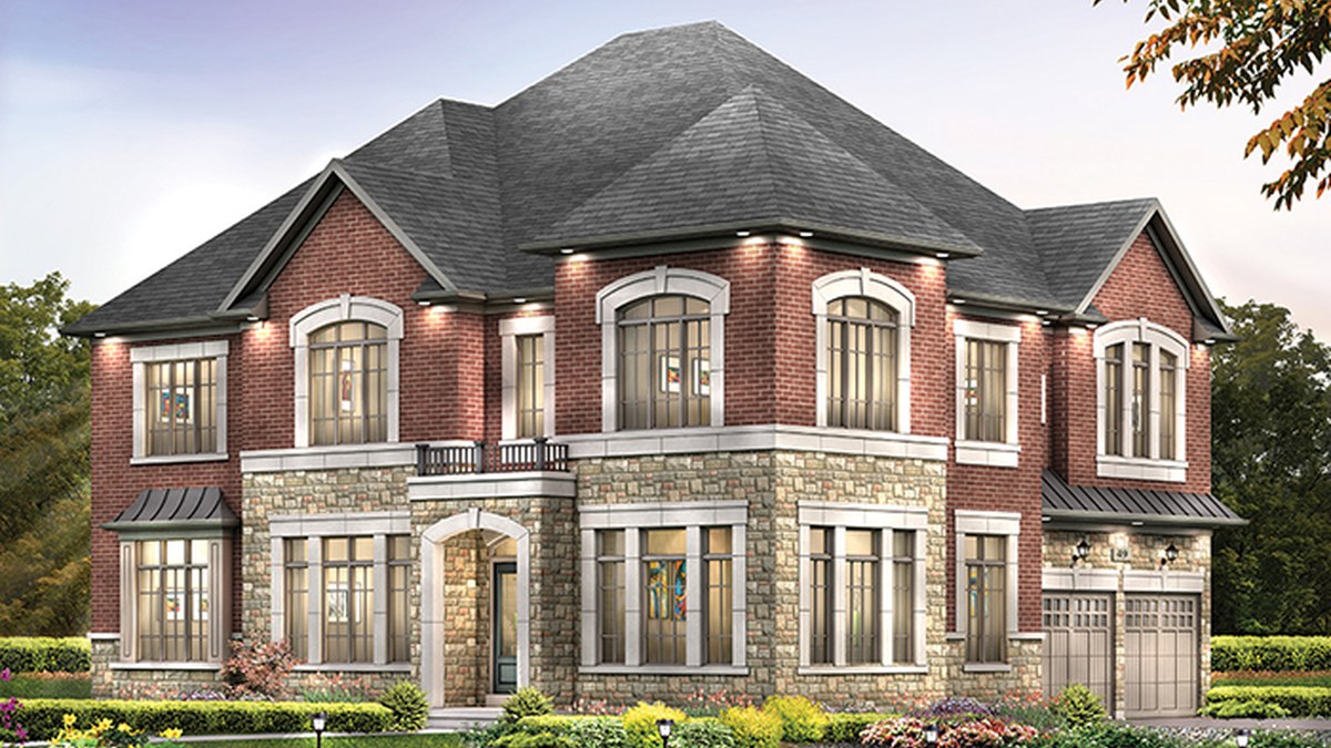 Lancaster floor plan at Estates of West River Valley by Royal Pine Homes in Brampton, Ontario