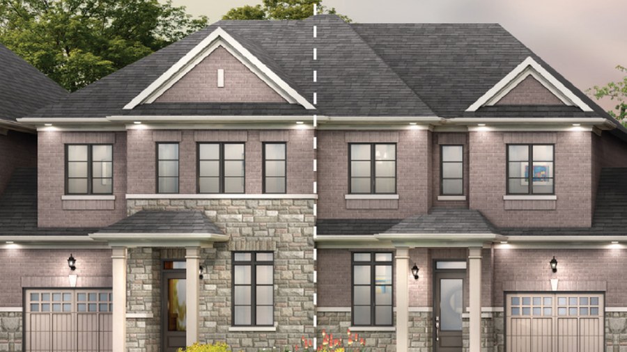 The Desert Rose Elevation A new home model plan at the Mayfield Village by Royal Pine Homes in Brampton