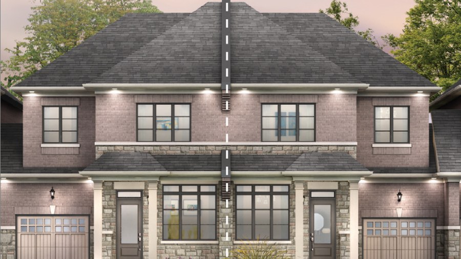 The Rose Garden Elevation A new home model plan at the Mayfield Village by Royal Pine Homes in Brampton