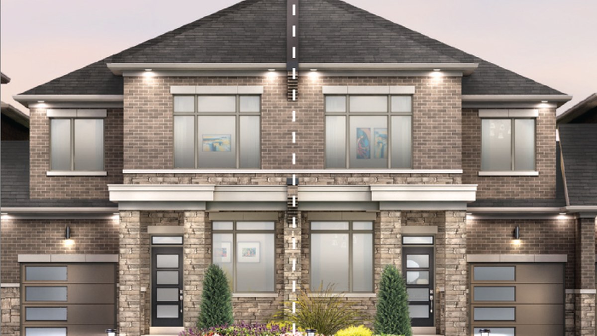 Rose Garden Elevation B floor plan at Mayfield Village by Royal Pine Homes in Brampton, Ontario