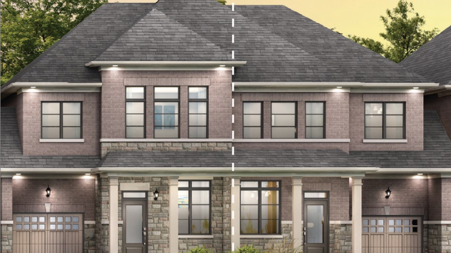 The Rose Petal Elevation A new home model plan at the Mayfield Village by Royal Pine Homes in Brampton