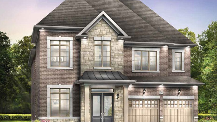 The Courtney new home model plan at the The New Oakridge by Royal Pine Homes in Richmond Hill