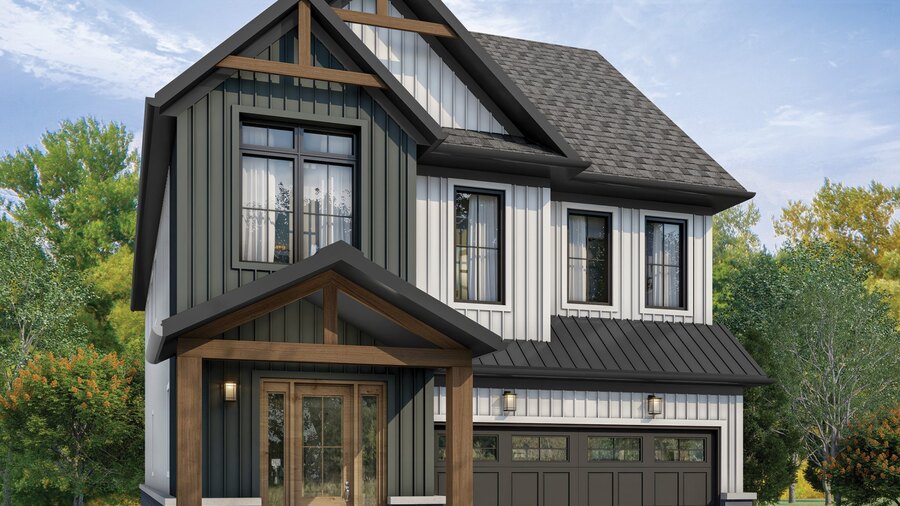 Valleycrest floor plan at Storybrook by Sorbara in Fergus, Ontario