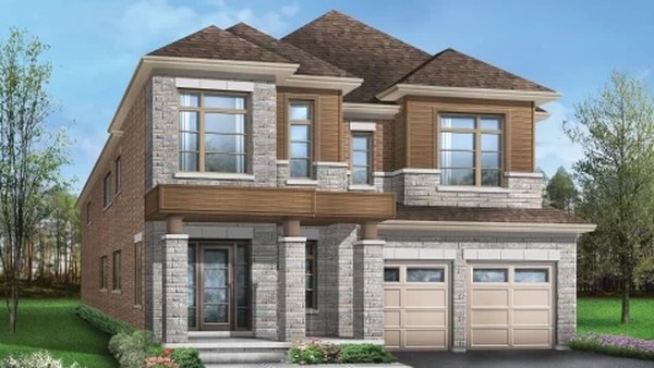 The Monaco 4 Elev. 3 new home model plan at the Bayview Trail by Starlane Home Corporation in Aurora