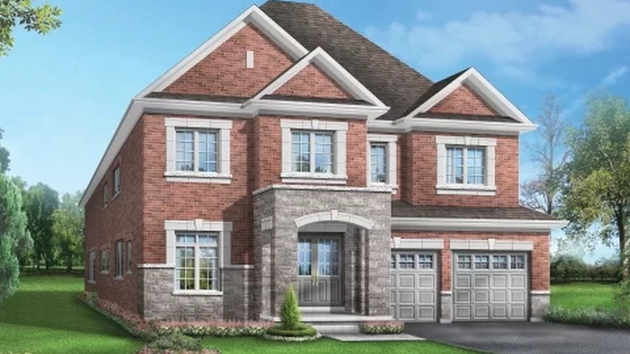 Riviera 3 Elev. 1 floor plan at Bayview Trail by Starlane Home Corporation in Aurora, Ontario