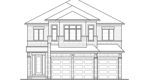 The Riviera 7 Elev. 3 new home model plan at the Bayview Trail by Starlane Home Corporation in Aurora